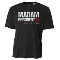 Madam President 2024 Feminist Women Vice President Cooling Performance Crew T-Shirt