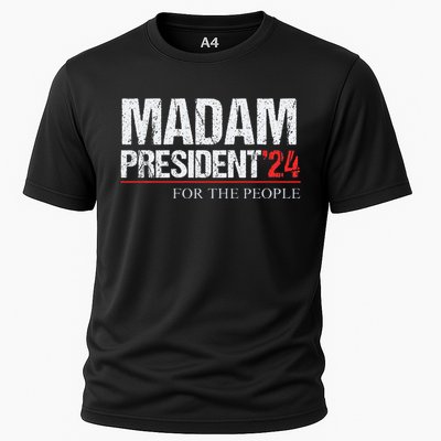 Madam President 2024 Feminist Women Vice President Cooling Performance Crew T-Shirt