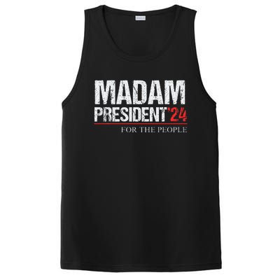 Madam President 2024 Feminist Women Vice President PosiCharge Competitor Tank