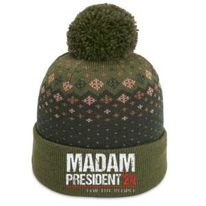 Madam President 2024 Feminist Women Vice President The Baniff Cuffed Pom Beanie