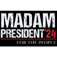 Madam President 2024 Feminist Women Vice President Bumper Sticker