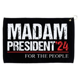 Madam President 2024 Feminist Women Vice President Grommeted Golf Towel