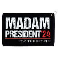 Madam President 2024 Feminist Women Vice President Grommeted Golf Towel