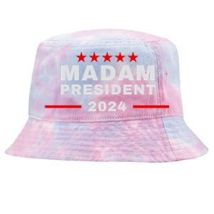 Madam President 2024 First Usa Female Madam President Gift Tie-Dyed Bucket Hat