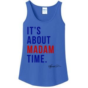 Madam President 2024 ItS About Madam Time Gift Ladies Essential Tank