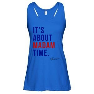 Madam President 2024 ItS About Madam Time Gift Ladies Essential Flowy Tank