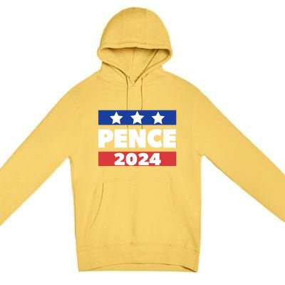 Mike Pence 2024 American Presidential Election 2024 USA Premium Pullover Hoodie