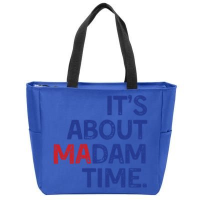 Madam President 2024 Election Vote Democrat Voting Pr Cool Gift Zip Tote Bag