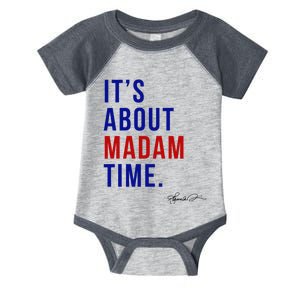 Madam President 2024 ItS About Madam Time Funny Gift Infant Baby Jersey Bodysuit