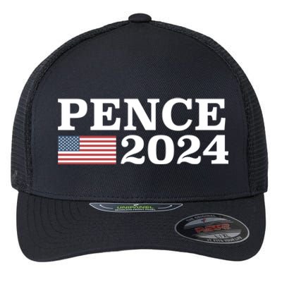 Mike Pence 2024 For President Mike Pence 2024 Flexfit Unipanel Trucker Cap