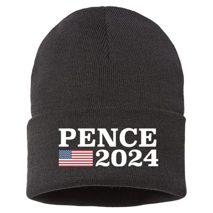 Mike Pence 2024 For President Mike Pence 2024 Sustainable Knit Beanie