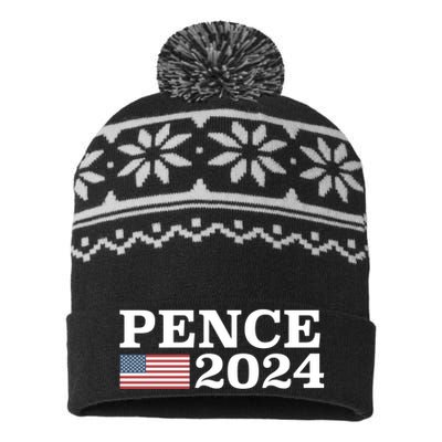 Mike Pence 2024 For President Mike Pence 2024 USA-Made Snowflake Beanie