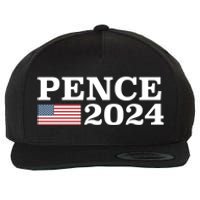 Mike Pence 2024 For President Mike Pence 2024 Wool Snapback Cap