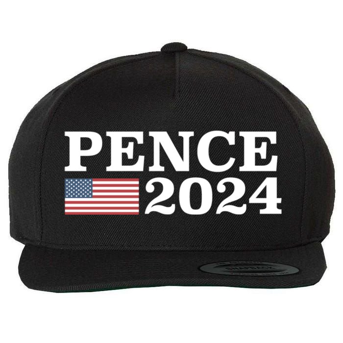 Mike Pence 2024 For President Mike Pence 2024 Wool Snapback Cap