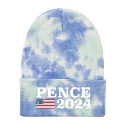 Mike Pence 2024 For President Mike Pence 2024 Tie Dye 12in Knit Beanie