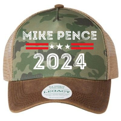 Mike Pence 2024 For President Mike Pence 2024 Legacy Tie Dye Trucker Hat