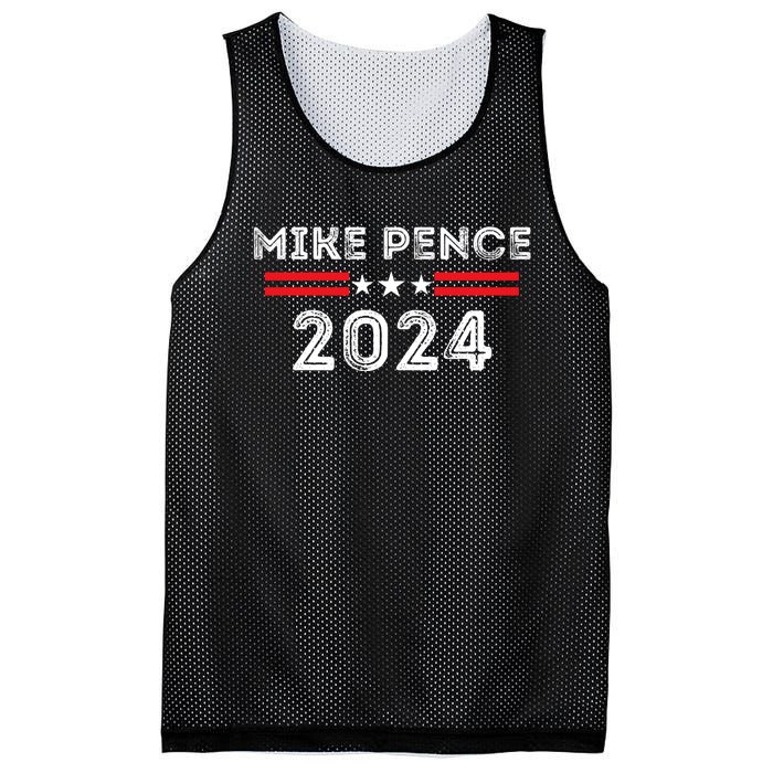 Mike Pence 2024 For President Mike Pence 2024 Mesh Reversible Basketball Jersey Tank