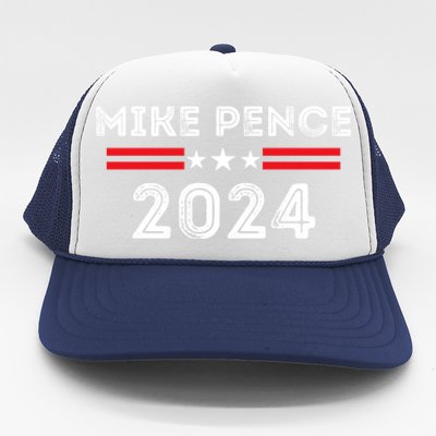 Mike Pence 2024 For President Mike Pence 2024 Trucker Hat