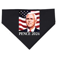 Mike Pence 2024 Presidential Portrait USA-Made Doggie Bandana