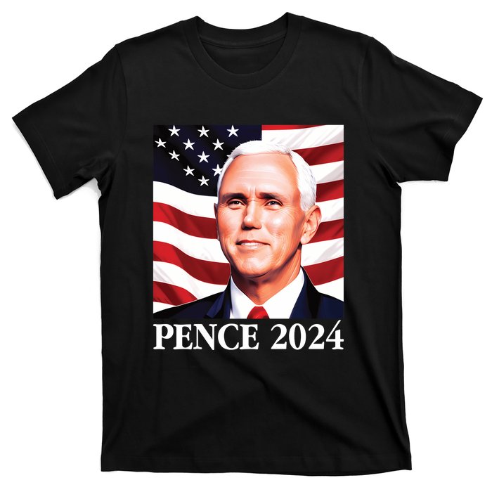 Mike Pence 2024 Presidential Portrait T-Shirt