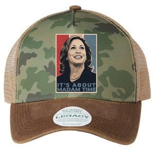 Madam President 2024 ItS About Madam Time Gift Legacy Tie Dye Trucker Hat