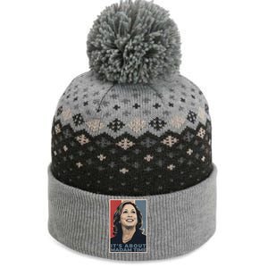 Madam President 2024 ItS About Madam Time Gift The Baniff Cuffed Pom Beanie