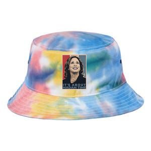 Madam President 2024 ItS About Madam Time Gift Tie Dye Newport Bucket Hat