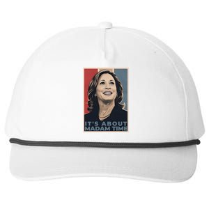 Madam President 2024 ItS About Madam Time Gift Snapback Five-Panel Rope Hat