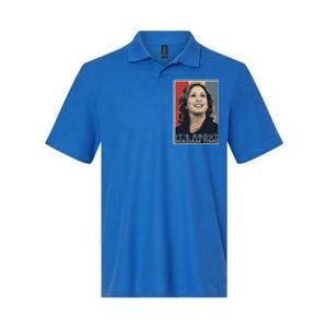 Madam President 2024 ItS About Madam Time Gift Softstyle Adult Sport Polo