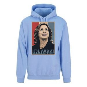 Madam President 2024 ItS About Madam Time Gift Unisex Surf Hoodie