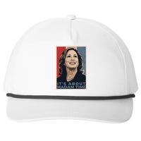 Madam President 2024 ItS About Madam Time Snapback Five-Panel Rope Hat