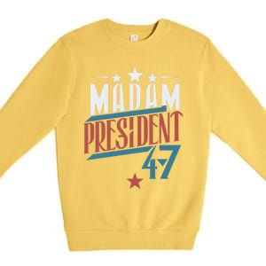 Madam President 2024 Cool Gift Premium Crewneck Sweatshirt