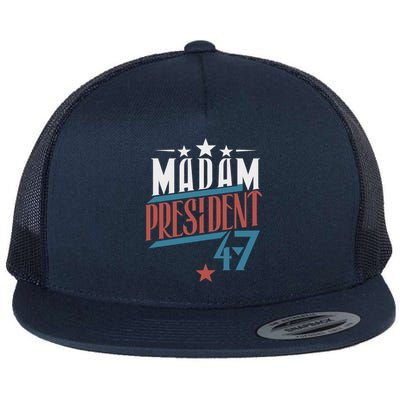 Madam President 2024 Cool Gift Flat Bill Trucker Hat