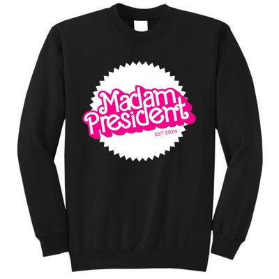 Madam President 2024 Funny Cute Kamala Harris Sweatshirt