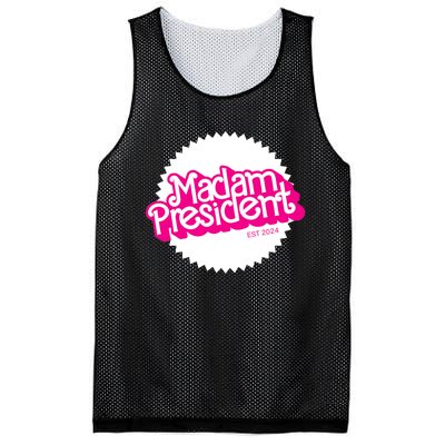 Madam President 2024 Funny Cute Kamala Harris Mesh Reversible Basketball Jersey Tank