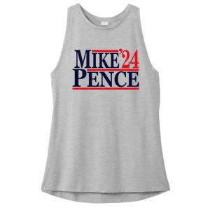 Mike Pence 2024 Ladies PosiCharge Tri-Blend Wicking Tank