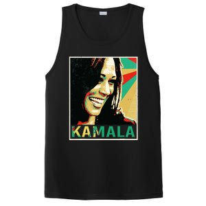 Madam President 2024 Kamala Harris Laughing Portrait PosiCharge Competitor Tank