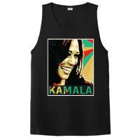 Madam President 2024 Kamala Harris Laughing Portrait PosiCharge Competitor Tank