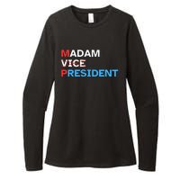 Madam President 2024 Kamala Harris Womens CVC Long Sleeve Shirt