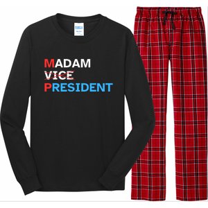 Madam President 2024 Kamala Harris Long Sleeve Pajama Set