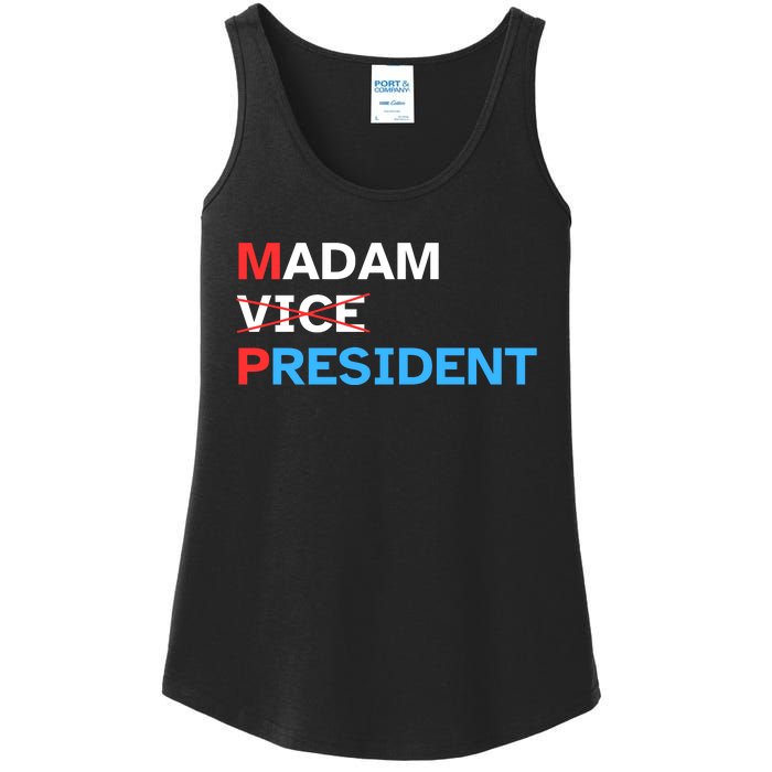 Madam President 2024 Kamala Harris Ladies Essential Tank