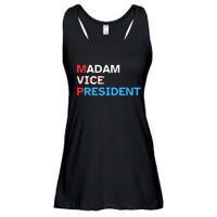 Madam President 2024 Kamala Harris Ladies Essential Flowy Tank