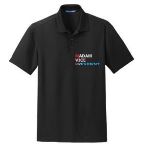 Madam President 2024 Kamala Harris Dry Zone Grid Polo