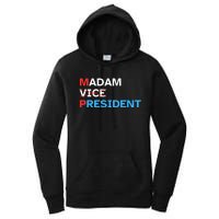 Madam President 2024 Kamala Harris Women's Pullover Hoodie