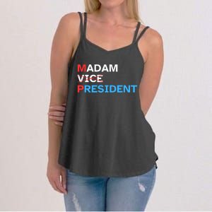 Madam President 2024 Kamala Harris Women's Strappy Tank