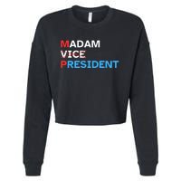 Madam President 2024 Kamala Harris Cropped Pullover Crew