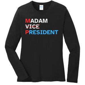 Madam President 2024 Kamala Harris Ladies Long Sleeve Shirt