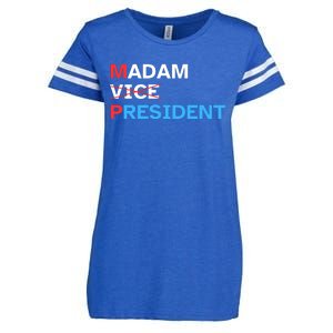 Madam President 2024 Kamala Harris Enza Ladies Jersey Football T-Shirt