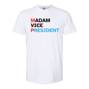 Madam President 2024 Kamala Harris Softstyle CVC T-Shirt