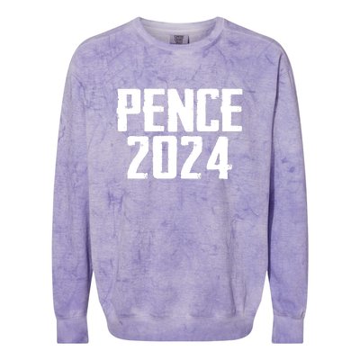 Mike Pence 2024 For President Mike Pence 2024 Colorblast Crewneck Sweatshirt